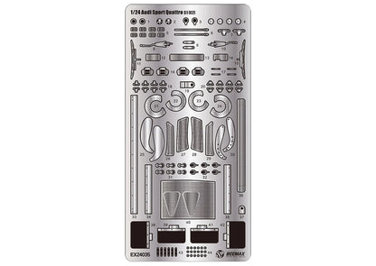 Beemax 1/24 Cars  - Etching Detail Parts for Audi S1 E2 Montecarlo Rally 1985 #2 - BX24035E - Product Image
