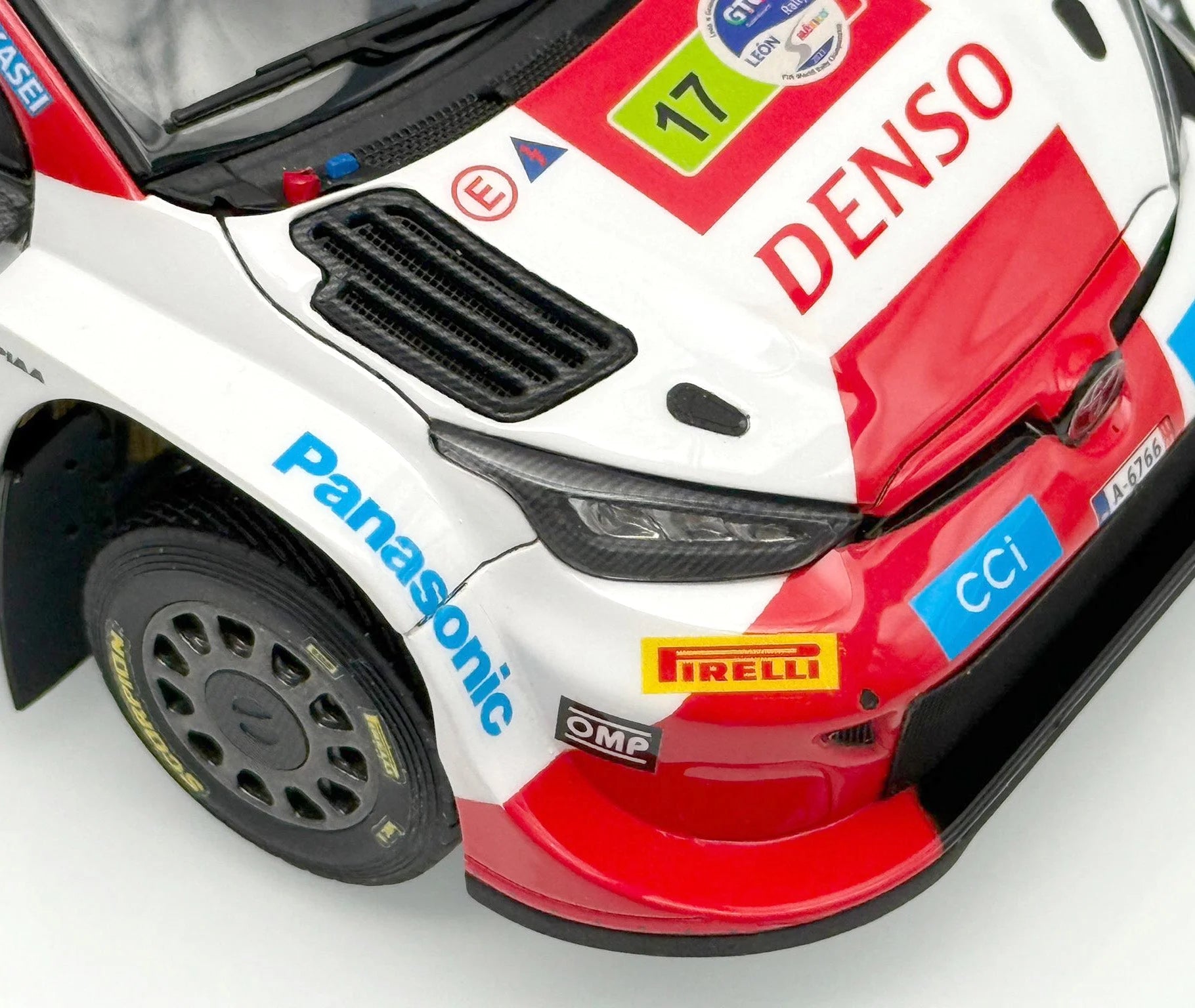 Belkits - 1/24 Toyota GR Yaris Rally Guanajuato Mexico Winner 2023 BEL026 - Product Image