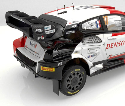 Belkits - 1/24 Toyota GR Yaris Rally Guanajuato Mexico Winner 2023 BEL026 - Product Image