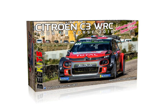 Belkits - Citroen C3 WRC Finland 2017 Craig Breen Rally Car BEL018 - Product Image