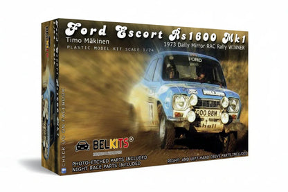 Belkits - Ford Escort RS1600 Mk1 RAC 1973 Timo Mäkinen Rally Car BEL006 - Product Image
