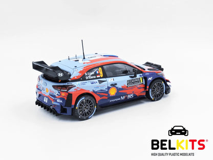 Belkits - Hyundai i20 Coupe WRC Monte Carlo 2020 Rally Car BEL021 - Product Image