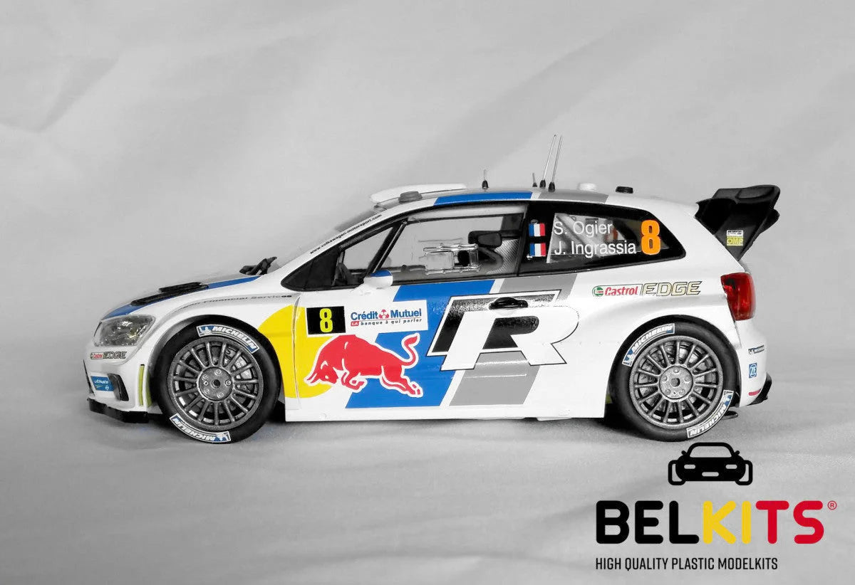 Belkits - Volkswagen Polo R WRC Red Bull Rally Car BEL005 - Product Image