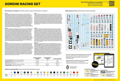 Heller 1/24 Gordini Racing Set Model Kit 50328