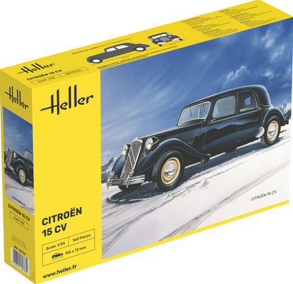 Heller 1/24 Citroen 15 CV Starter Kit Model Kit 56763