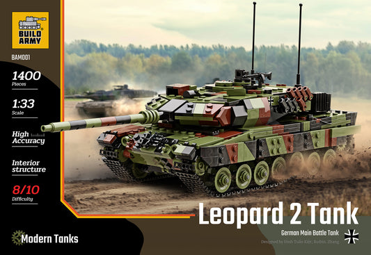 Build Army - Leopard 2A6 Main Battle Tank - BM001