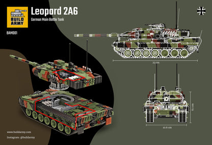Build Army - Leopard 2A6 Main Battle Tank - BM001