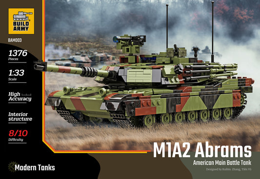 Build Army - M1A2 Abrams Main Battle Tank - BM003