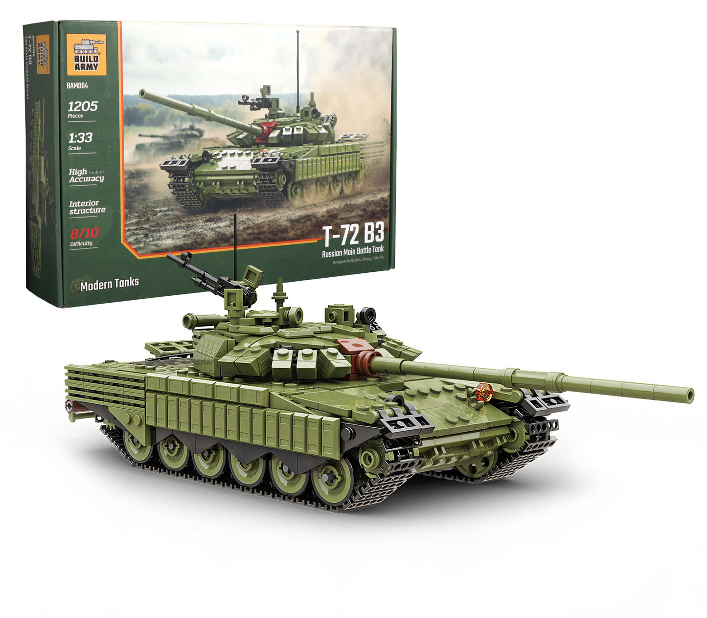 Build Army - T-72 B3 Main Battle Tank - BM004