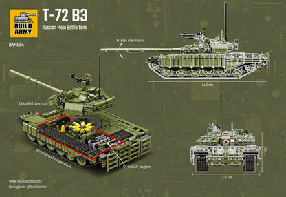 Build Army - T-72 B3 Main Battle Tank - BM004
