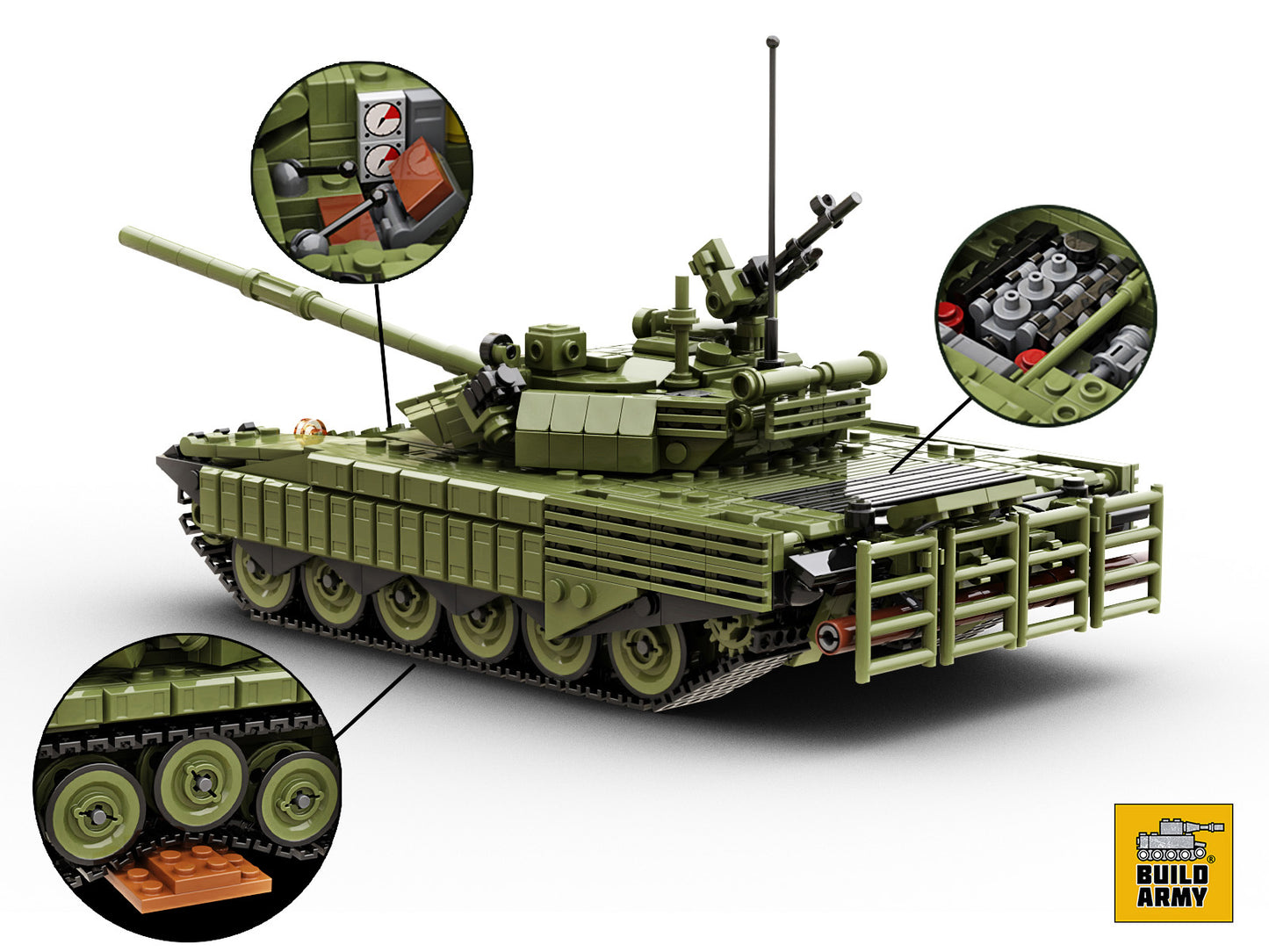 Build Army - T-72 B3 Main Battle Tank - BM004