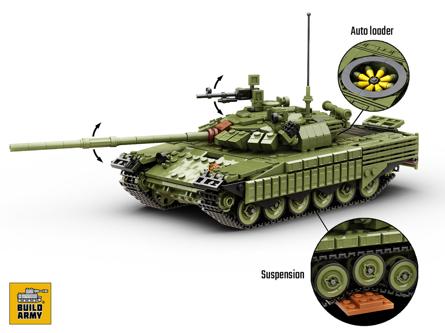 Build Army - T-72 B3 Main Battle Tank - BM004