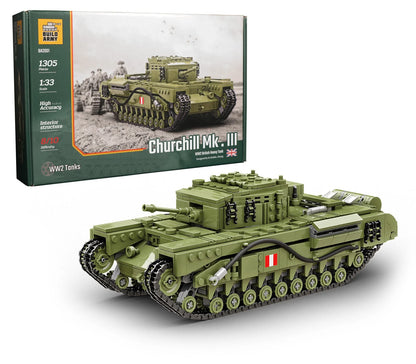 Build Army - Churchill Tank - B2001 - Product Image