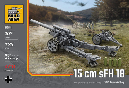 Build Army - German 15cm SFH 18 Artillery - B0018 - Product Image