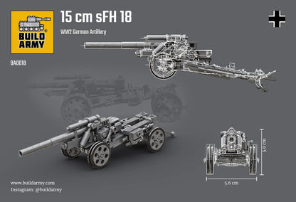 Build Army - German 15cm SFH 18 Artillery - B0018 - Product Image