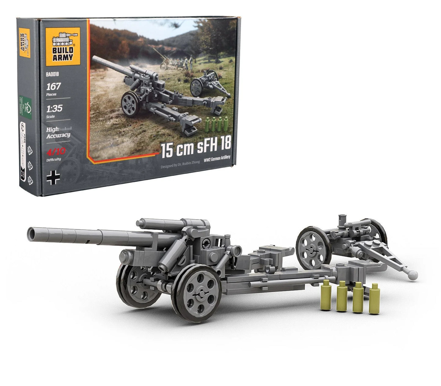 Build Army - German 15cm SFH 18 Artillery - B0018 - Product Image