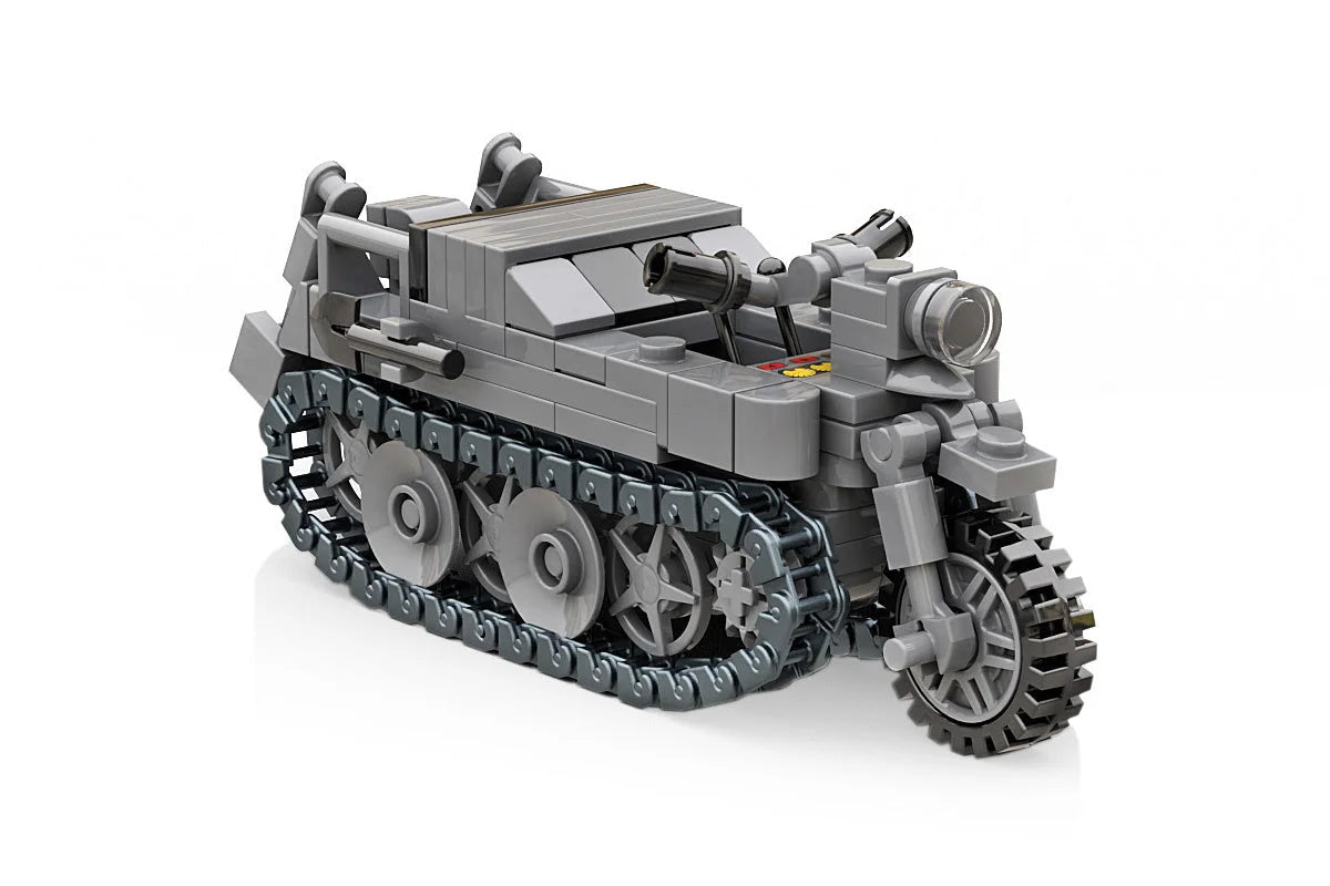 Build Army - Kettenkrad Tracked Motorcycle - B0002 - Product Image
