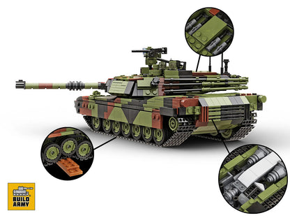 Build Army - M1A2 Abrams Main Battle Tank - BM003 - Product Image