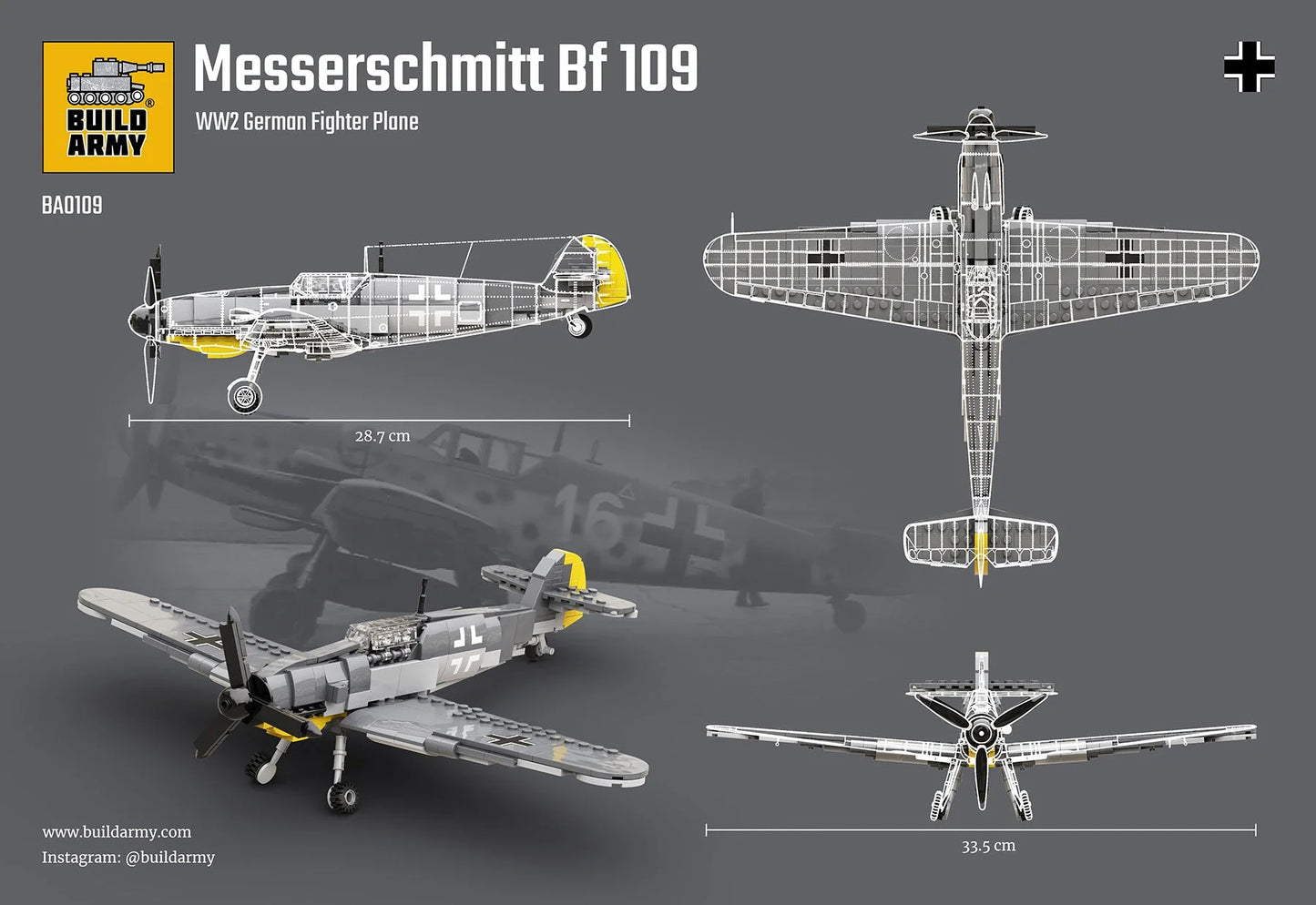 Build Army - Messerschmitt Bf 109 - B0109 - Product Image