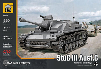 Build Army - StuG lll Ausf. G Tank Destroyer - B0142 - Product Image