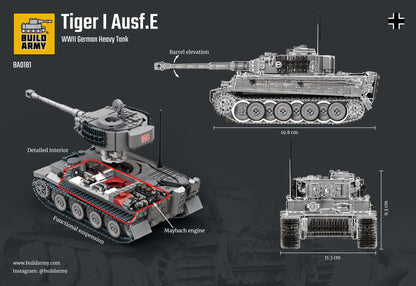 Build Army - Tiger 1 Grey - B0181 - Product Image