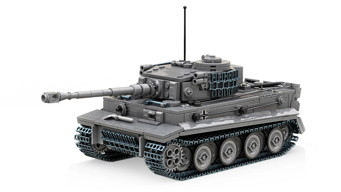 Build Army - Tiger 1 Grey - B0181 - Product Image