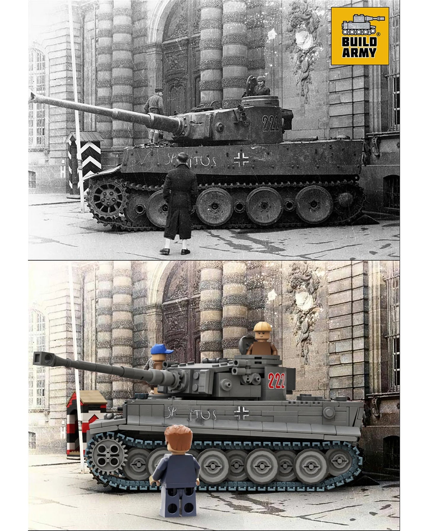 Build Army - Tiger 1 Grey - B0181 - Product Image