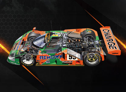 Beemax 1/12 Cars - 1/12 Mazda 787B 1991 24 Hours of Le Mans Winner - BX12003