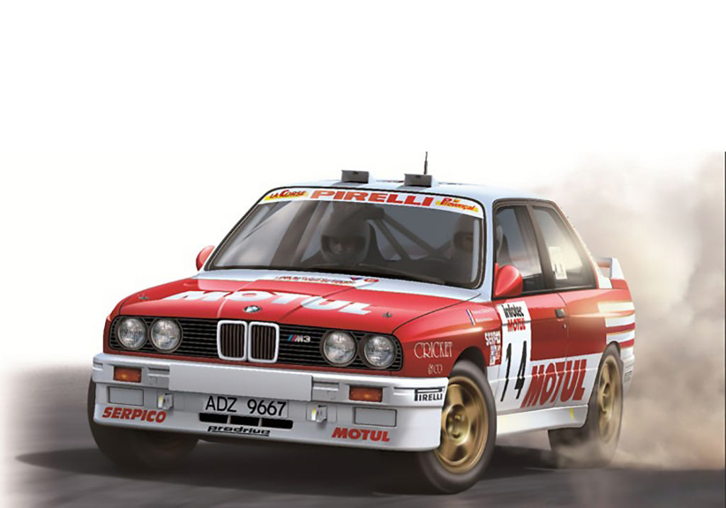 Beemax 1/24 Cars - BMW M3-E30 tour de corse 1989 "motul" #9 - BX24016