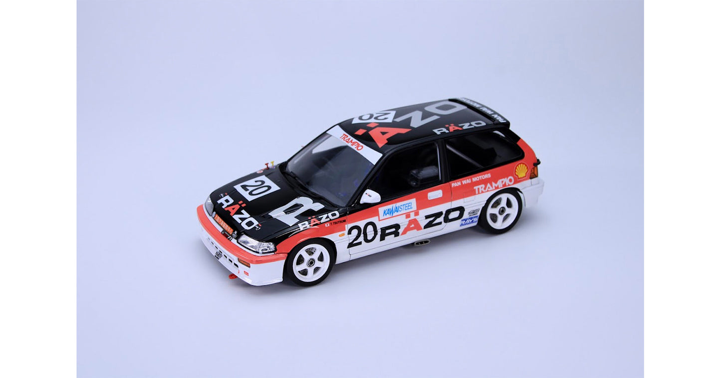 Beemax 1/24 Cars - Honda Civic EF3 Gr.A 1989 Macau Guia Race #20 Razo - BX24032