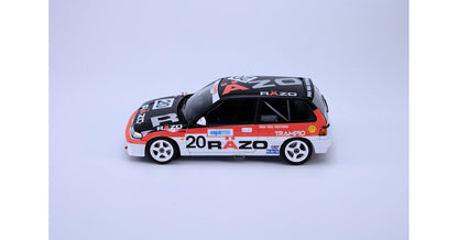 Beemax 1/24 Cars - Honda Civic EF3 Gr.A 1989 Macau Guia Race #20 Razo - BX24032