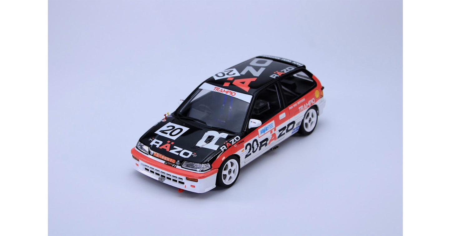 Beemax 1/24 Cars - Honda Civic EF3 Gr.A 1989 Macau Guia Race #20 Razo - BX24032