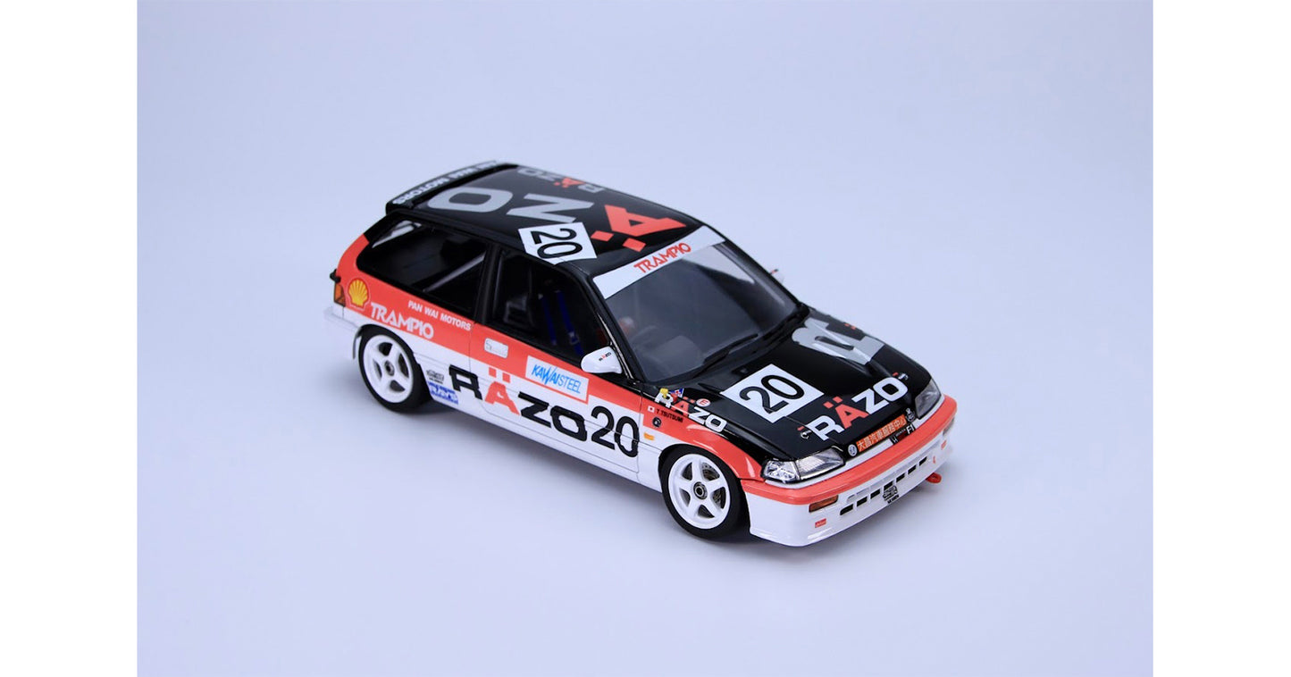 Beemax 1/24 Cars - Honda Civic EF3 Gr.A 1989 Macau Guia Race #20 Razo - BX24032