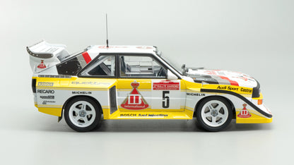 Beemax 1/24 Cars - Audi Quattro S1 E2 Montecarlo Rally 1986 #2 (rebox BCaDA-24017) - BX24035