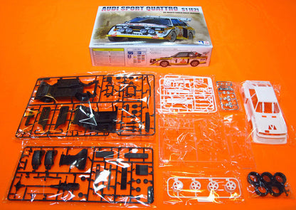Beemax 1/24 Cars - Audi Quattro S1 E2 Montecarlo Rally 1986 #2 (rebox BCaDA-24017) - BX24035