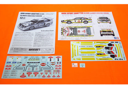 Beemax 1/24 Cars - Audi Quattro S1 E2 Montecarlo Rally 1986 #2 (rebox BCaDA-24017) - BX24035