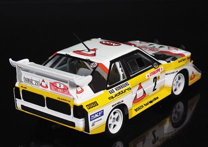 Beemax 1/24 Cars - Audi Quattro S1 E2 Montecarlo Rally 1986 #2 (rebox BCaDA-24017) - BX24035