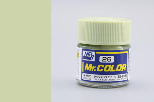 Mr.Hobby - Mr.Color Semi-Gloss - C-026 Duck Egg Green (Sky) for RAF Aircraft 10ml