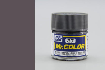 Mr.Hobby - Mr.Color Semi-Gloss - C-037 RLM75 Gray Violet for German Aircraft 10ml