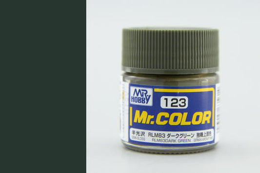 Mr.Hobby - Mr.Color Semi-Gloss - C-123 RLM83 Dark Green for German Aircraft 10ml