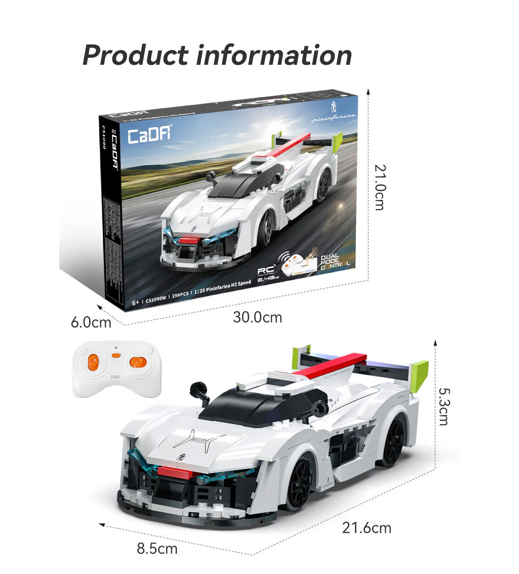 CaDA 1/20 Mini Cars - 1:20 Pininfarina H2 Speed - 296 pcs C51090W