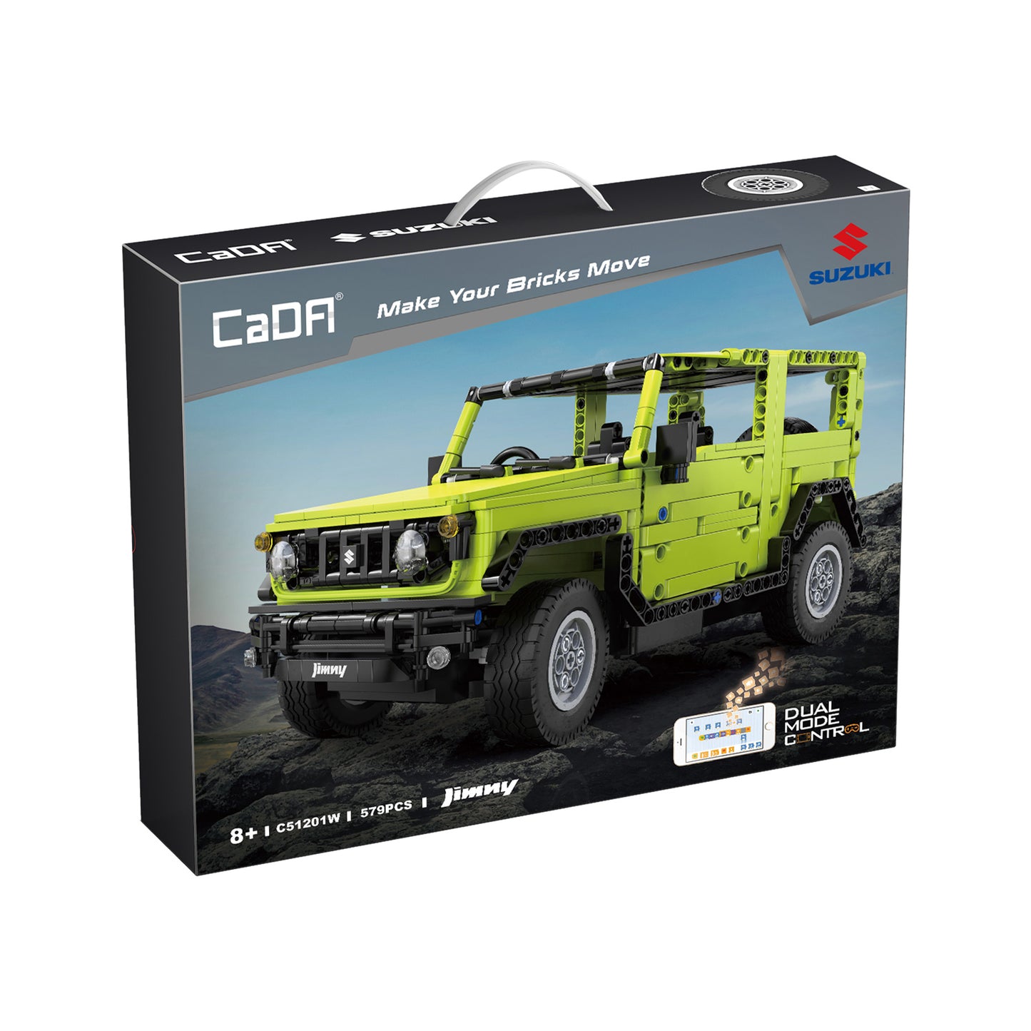 CaDA Big Chassis Cars - 1:12 Suzuki Jimny - 579 pcs - C51201W