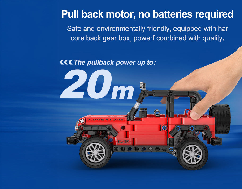 CaDA Pullback Series - Adventure Off-Roader - 317 pcs - C52027W
