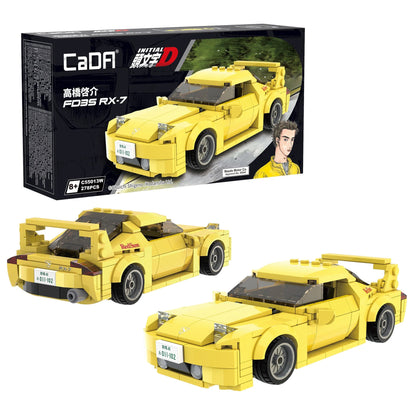 CaDA Initial D Series - Initial D 1:24 Mazda RX-7 FD3S Cars - 278 pcs - C55013W