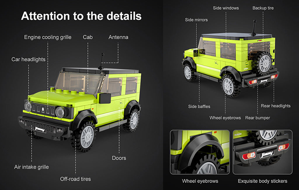 CaDA 1:24 Mini Cars - 1:24 Suzuki Jimny Cars - 192 pcs - C55023W