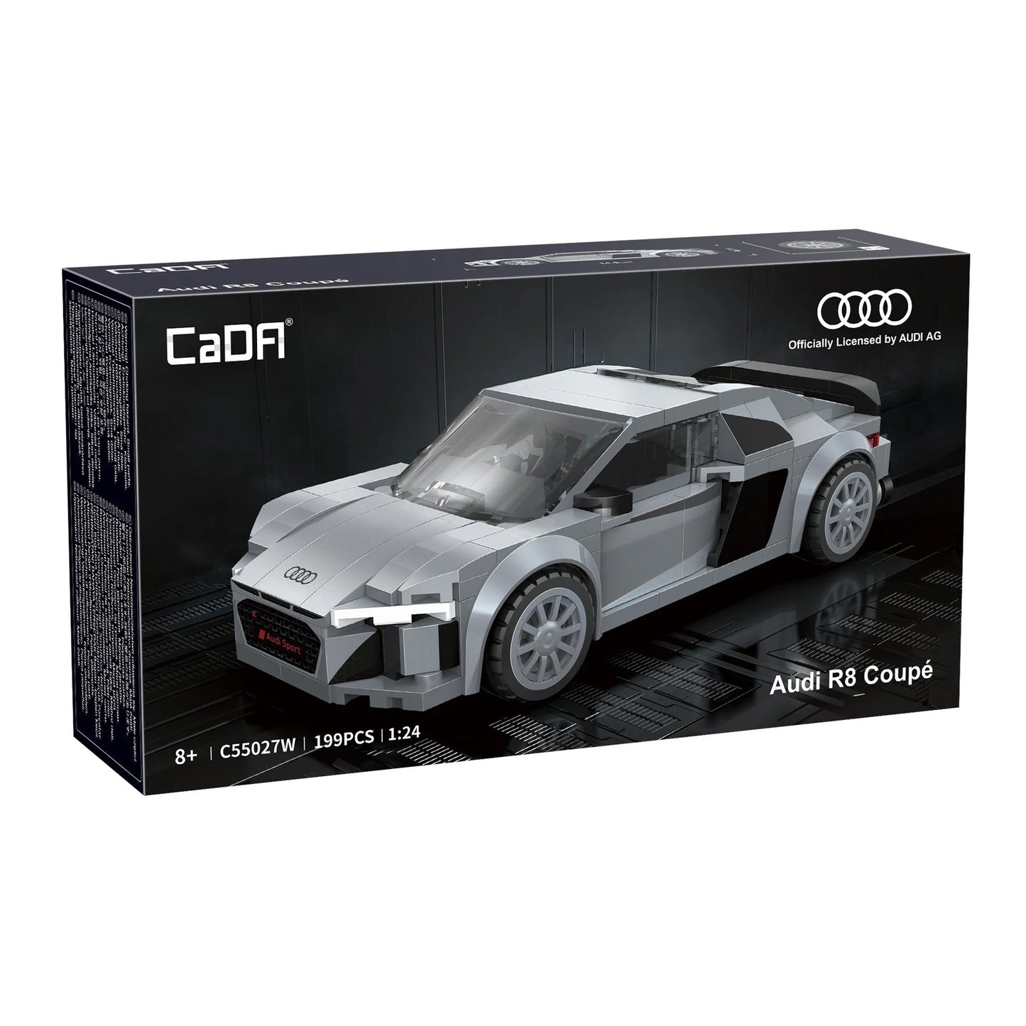 CaDA 1:24 Mini Cars - 1:24 Audi R8 Coupé - 199 pcs - C55027W