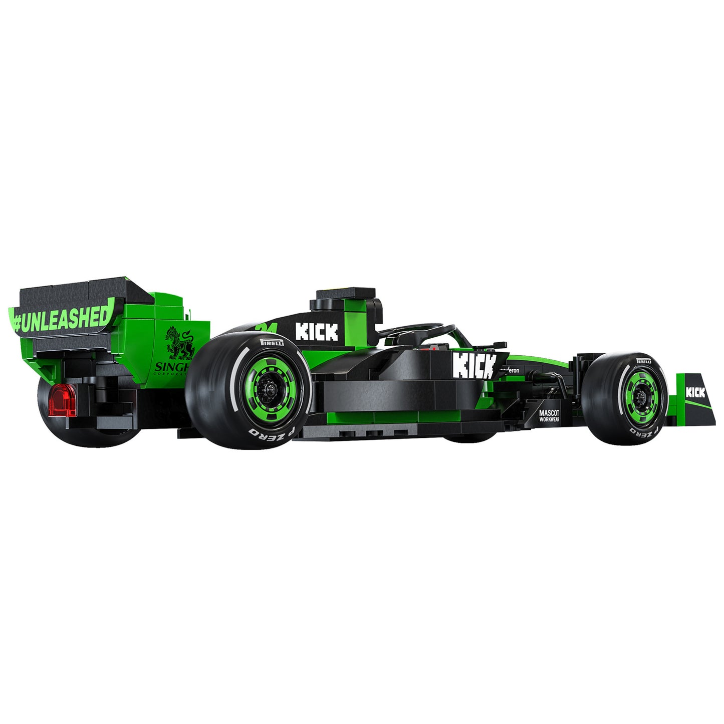 CaDA 1:24 Mini Cars - KICK Sauber F1 Team C44 (2024) - 314 pcs - C55032W