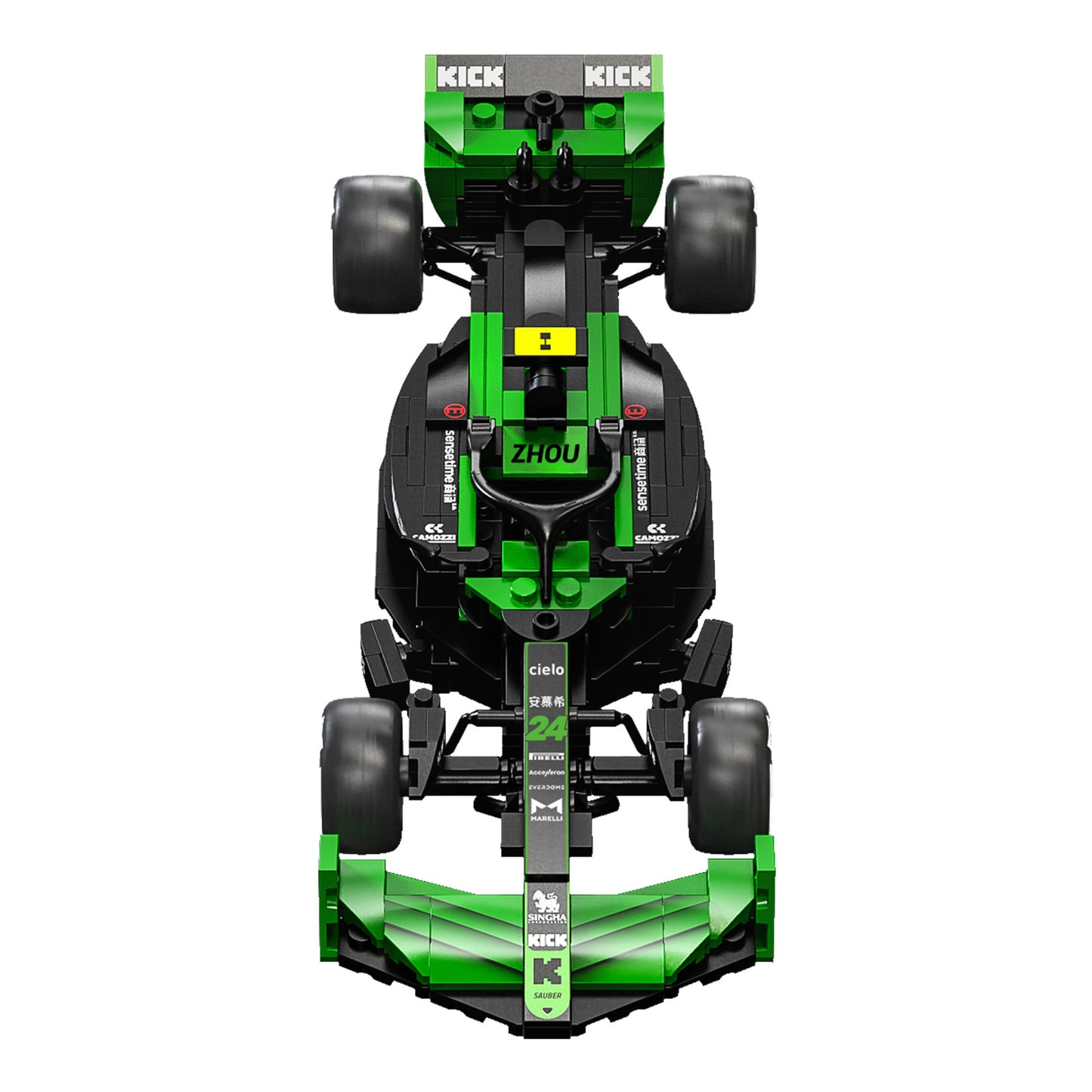 CaDA 1:24 Mini Cars - KICK Sauber F1 Team C44 (2024) - 314 pcs - C55032W