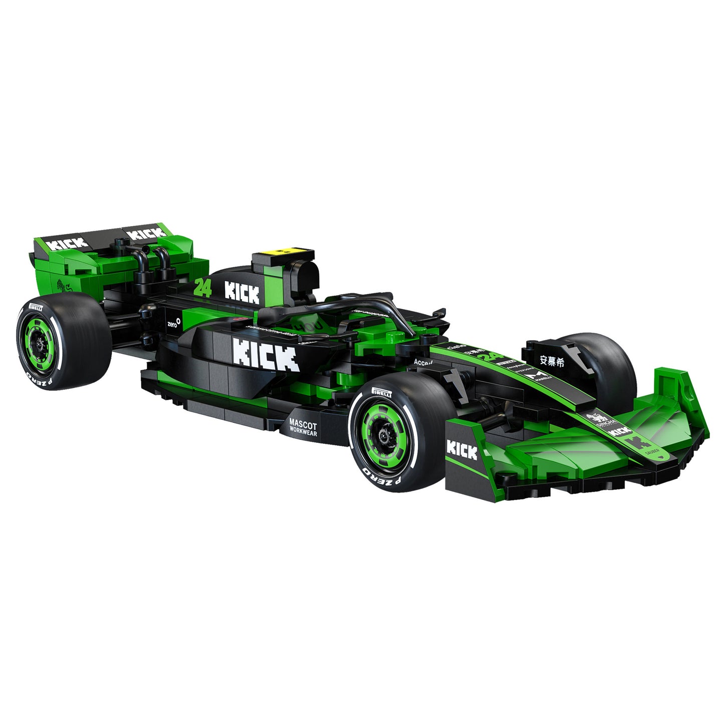 CaDA 1:24 Mini Cars - KICK Sauber F1 Team C44 (2024) - 314 pcs - C55032W