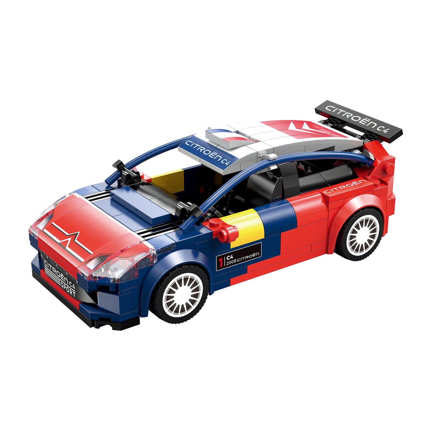 CaDA 1/24 Mini Cars - 2008 Citroen C4 WRC - 296 pcs C55033W